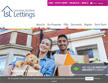 Tablet Screenshot of leicesterstudents.co.uk